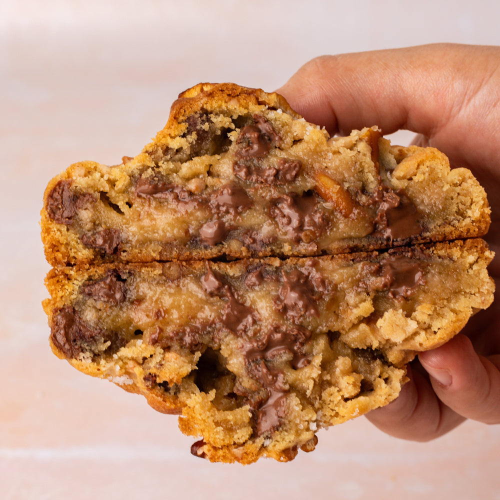 NY Style sweet and salty Toffee Pretzel Chocolate